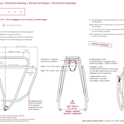 PORTE-BAGAGES ARRIERE 26/28" TUBUS LOGO EVO -Promos ÉQUIPEMENTS VELO Boutique capture 80100